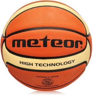 Meteor Piłka do koszykówki Cellular #5 B/K (07030) 1