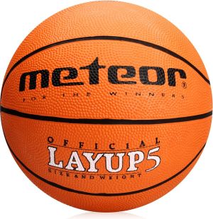 Meteor Piłka do koszykówki LAYUP #5 pomarańczowa (07053) 2