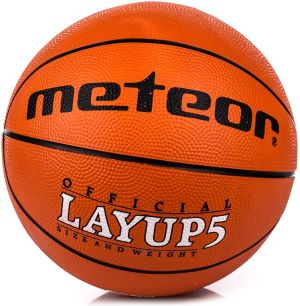 Meteor Piłka do koszykówki LAYUP #5 pomarańczowa (07053) 1