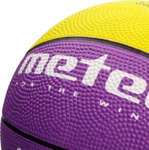 Meteor Piłka Koszowa LAYUP #3 zielono-fioletowa (07066) 2
