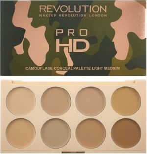Makeup Revolution Pro HD Camouflage Palette Zestaw do konturowania twarzy Light Medium 10g 1