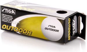 Stiga Piłeczka Outdoor Biała 3 szt (17584) 2
