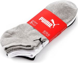 Puma Skarpety stopki 3 pary r. 39-42 czarne, białe, beżowe (33727) 1