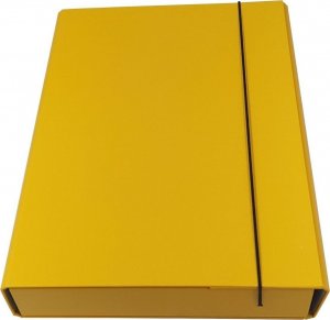 Ziemia Obiecana Teczka box z gumką żółta 1