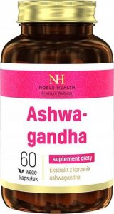 Noble Health Noble Health Ashwaghanda 60 kapsułek - WYSYŁAMY W 24H! 1