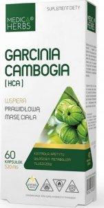 Medica Herbs Medica Herbs Garcinia Cambogia HCA 60 kapsułek - WYSYŁAMY W 24H! 1