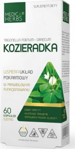 Medica Herbs Medica Herbs Kozieradka 60 kapsułek - WYSYŁAMY W 24H! 1