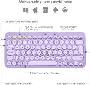 Klawiatura Logitech K380 (920-011166) 6