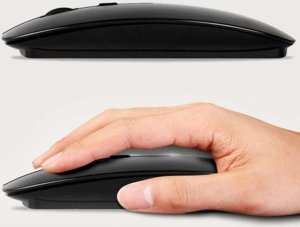 Alogy Myszka bezprzewodowa Alogy Mouse do laptopa tabletu Czarna uniwersalny 8