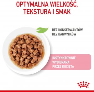 Royal Canin ROYAL CANIN Kitten Instinctive w sosie 12x85g karma mokra w sosie dla kociąt do 12 miesiąca życia + Royal Canin Piłeczka dla kota GRATIS 6