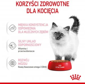 Royal Canin ROYAL CANIN Kitten Instinctive w sosie 12x85g karma mokra w sosie dla kociąt do 12 miesiąca życia + Royal Canin Piłeczka dla kota GRATIS 7