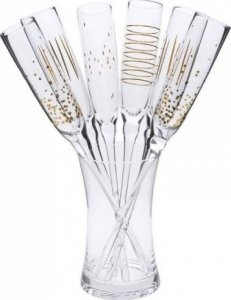 Secret de Gourmet Zestaw kubków Secret de Gourmet Happy New Year Szkło Przezroczysty (21 cl) 1