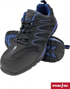 R.E.I.S. BRECUADOR-OB FO SRA - obuwie ochronne skóra nubuck połączonej z siateczką - czarno-zielony 48 3