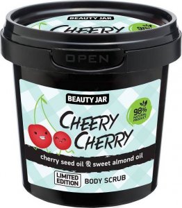 Beauty Jar Cherry Cherry peeling do ciała z olejkiem z pestek wiśni i olejkiem ze słodkich migdałów 200g 1