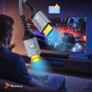 Kabel Reagle HDMI - HDMI 7.5m czarny 3
