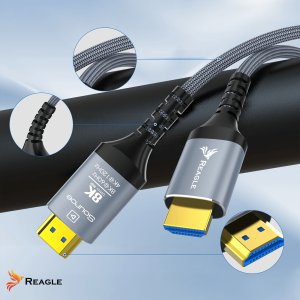 Kabel Reagle HDMI - HDMI 7.5m czarny 7