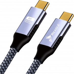 Kabel USB Reagle USB-C - USB-C 2 m Szary 1
