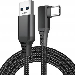 Kabel USB Reagle USB-A - USB-C 5 m Czarny 1