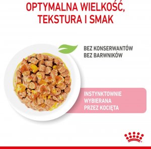 Royal Canin ROYAL CANIN Kitten Instinctive w galaretce 12x85g karma mokra w galaretce dla kociąt do 12 miesiąca życia + Royal Canin Piłeczka dla kota GRATIS 5