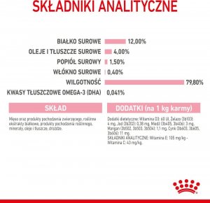 Royal Canin ROYAL CANIN Kitten Instinctive w galaretce 12x85g karma mokra w galaretce dla kociąt do 12 miesiąca życia + Royal Canin Piłeczka dla kota GRATIS 8