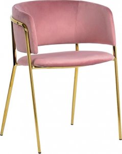 King Home Krzesło DELTA różowe 1