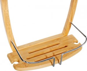 Koszyk prysznicowy 5five Wisząca półeczka BAMBUSOWA Do łazienki Na drążku 2