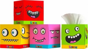 Renova Chusteczki Renova do twarzy dla dzieci GREEN 50 szt 2