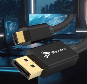 Kabel Reagle DisplayPort Mini - DisplayPort 1.5m srebrny (RMDD150P) 2