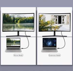 Kabel Reagle DisplayPort Mini - DisplayPort 1.5m srebrny (RMDD150P) 3