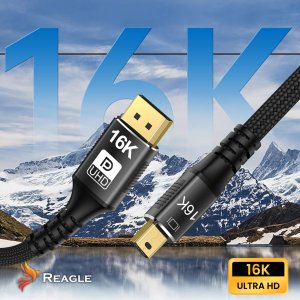 Kabel Reagle DisplayPort Mini - DisplayPort 1.5m srebrny (RMDD150P) 5