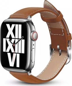 Crong Crong Noble Band - Pasek z naturalnej skóry do Apple Watch 38/40/41 mm (Mokka) 2