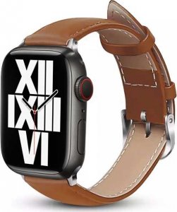 Crong Crong Noble Band - Pasek z naturalnej skóry do Apple Watch 38/40/41 mm (Mokka) 3