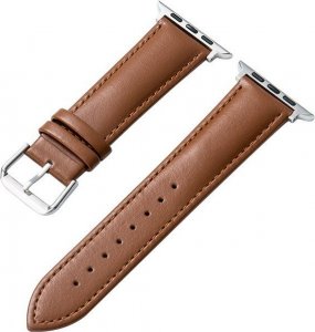 Crong Crong Noble Band - Pasek z naturalnej skóry do Apple Watch 38/40/41 mm (Mokka) 4