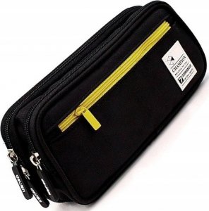 Piórnik Edibazzar Piórnik dwukomorowy szkolny duży szkoła saszetka 3