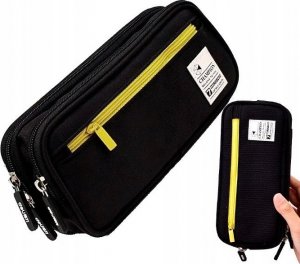 Piórnik Edibazzar Piórnik dwukomorowy szkolny duży szkoła saszetka 4