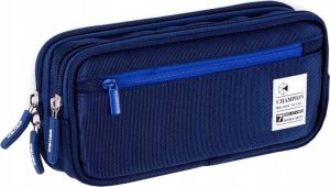 Piórnik Edibazzar Piórnik dwukomorowy szkolny duży szkoła saszetka 3