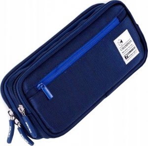 Piórnik Edibazzar Piórnik dwukomorowy szkolny duży szkoła saszetka 4