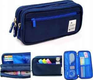 Piórnik Edibazzar Piórnik dwukomorowy szkolny duży szkoła saszetka 5