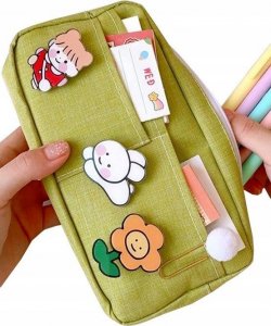 Piórnik Edibazzar Piórnik kosmetyczka szkolny saszetka szkoła tuba 2