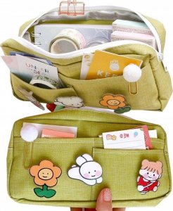 Piórnik Edibazzar Piórnik kosmetyczka szkolny saszetka szkoła tuba 4