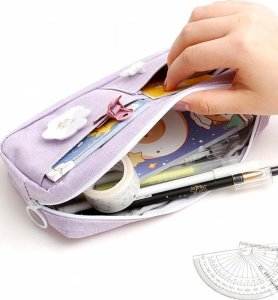 Piórnik Edibazzar Piórnik kosmetyczka szkolny saszetka szkoła tuba 5