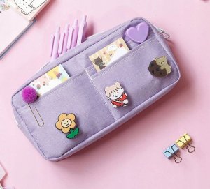 Piórnik Edibazzar Piórnik kosmetyczka szkolny saszetka szkoła tuba 8