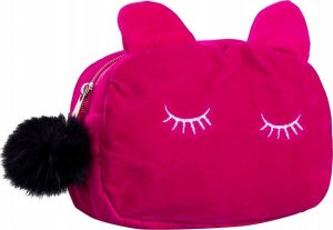 Piórnik Edibazzar Piórnik kot szkolny pluszowy saszetka kosmetyczka 6