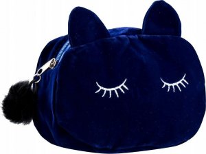 Piórnik Edibazzar Piórnik kot szkolny pluszowy saszetka kosmetyczka 2