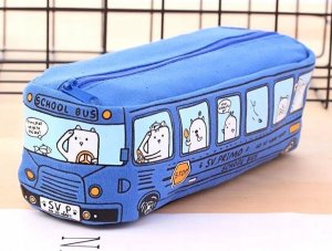 Piórnik Edibazzar Piórnik szkolny długi autobus saszetka szkoła tuba 4