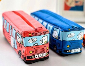 Piórnik Edibazzar Piórnik szkolny długi autobus saszetka szkoła tuba 5