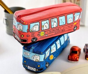 Piórnik Edibazzar Piórnik szkolny długi autobus saszetka szkoła tuba 6