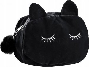 Piórnik Edibazzar Piórnik szkolny pluszowy saszetka kosmetyczka kot 2