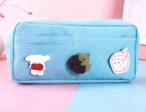 Piórnik Edibazzar Piórnik szkolny saszetka kosmetyczka szkoła tuba 8