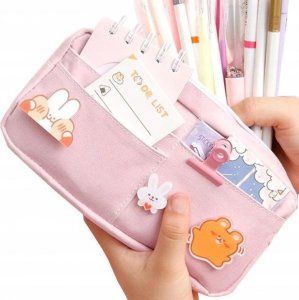 Piórnik Edibazzar Piórnik szkolny saszetka kosmetyczka szkoła tuba 2